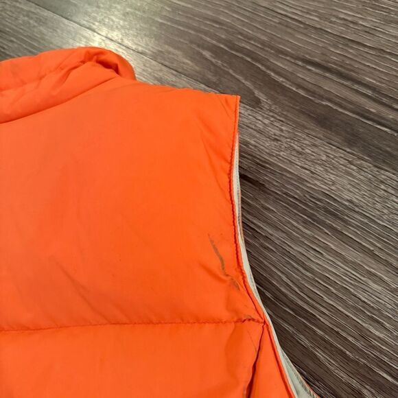 J. Crew Bright Orange Puffer Vest - Picture 6 of 6